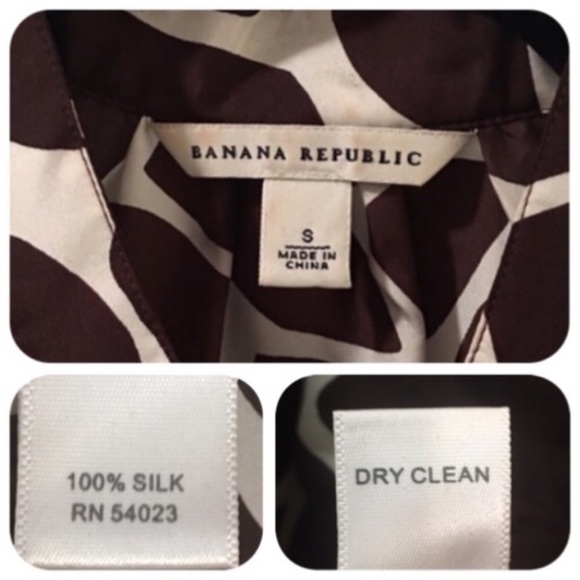 Banana Republic giraffe
print blouse size small - Picture 6 of 6